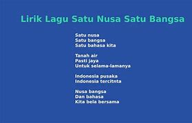 Pencipta Lagu Satu Nusa Satu Bangsa Yaitu